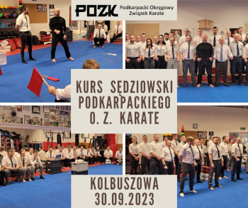 Kurs Sędziowski Podkarpacki Okręgowy Związek Karate